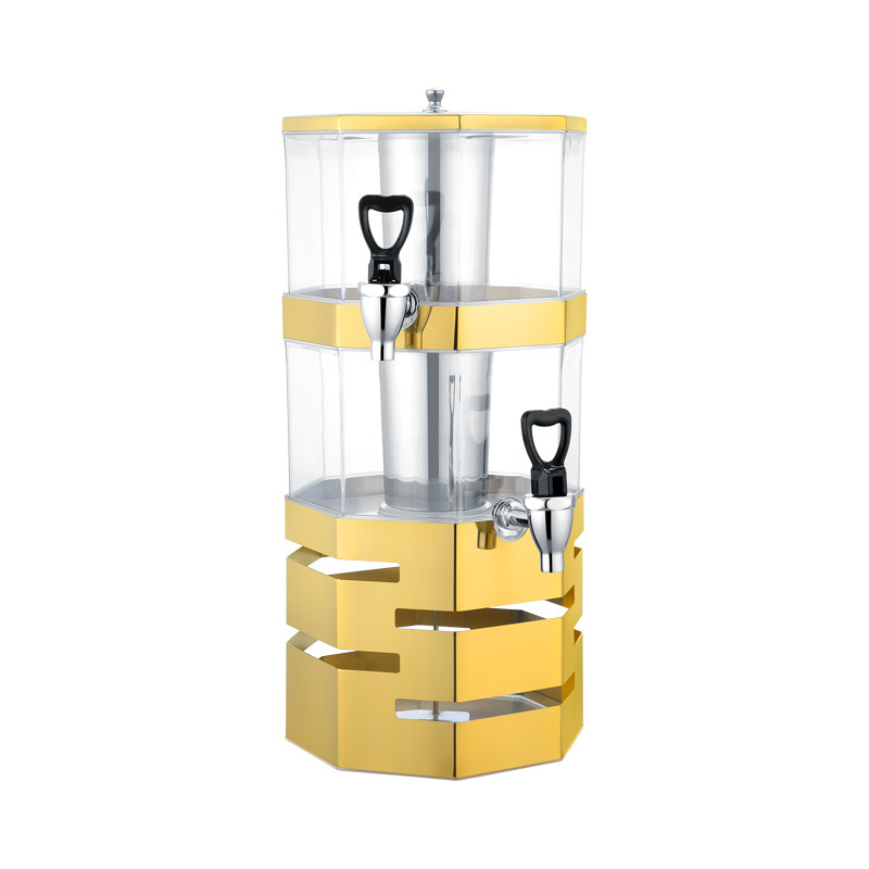 Multi-layer stainless steel juice bowl, stacked tower buffet, multi-layer juice machine, cold drink machine, beverage machine details Picture