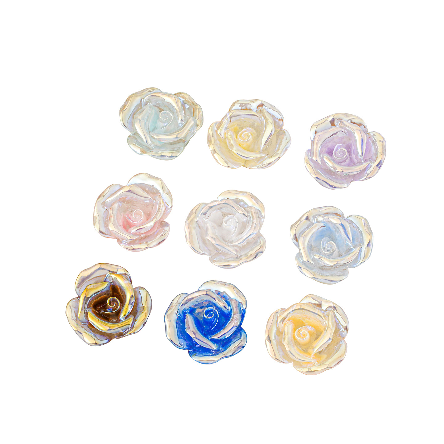 手工活外发/烛台/玻璃制品/玻璃器皿/佛教用品玻璃器皿白底实物图