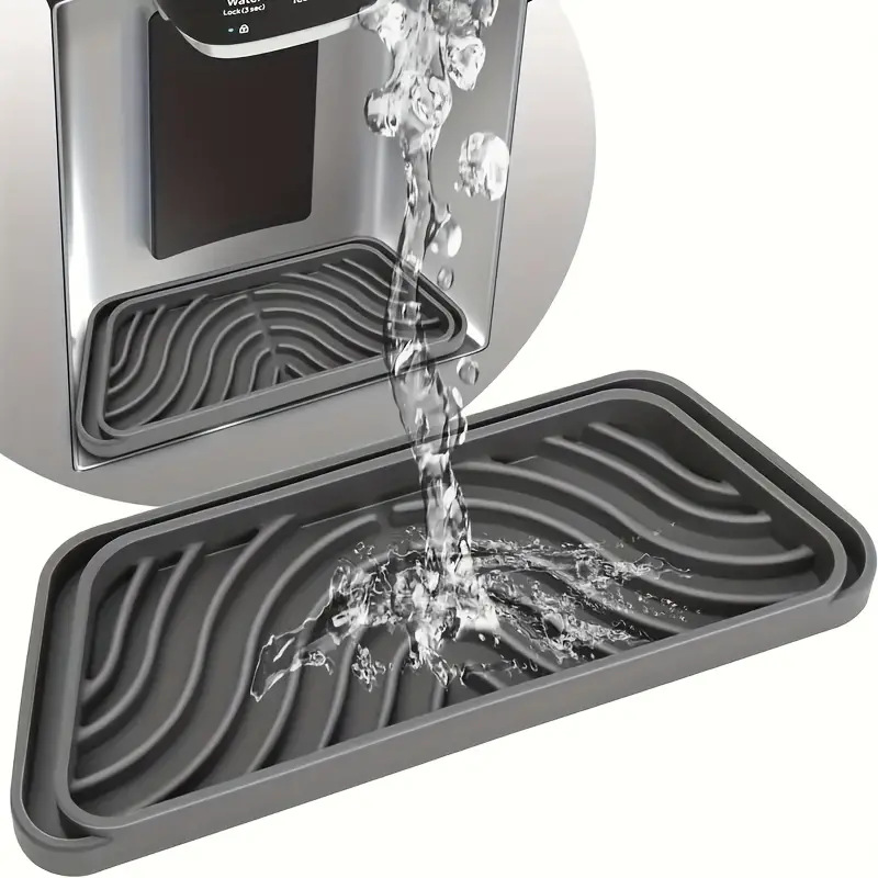 亚马逊新品 饮水机硅胶垫 冰箱咖啡机吧台硅胶沥水垫滴水托盘