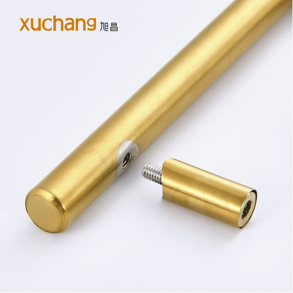 不锈钢ss201.304拉手空心实心T型铁把手柜门橱柜抽屉衣柜门把手产品图