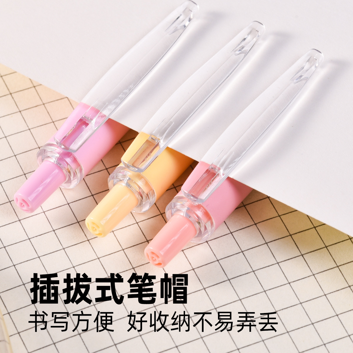 Wholesale of smooth gel pens, oil pens with 7762MINI tips, 36 pieces per box Application Scenario