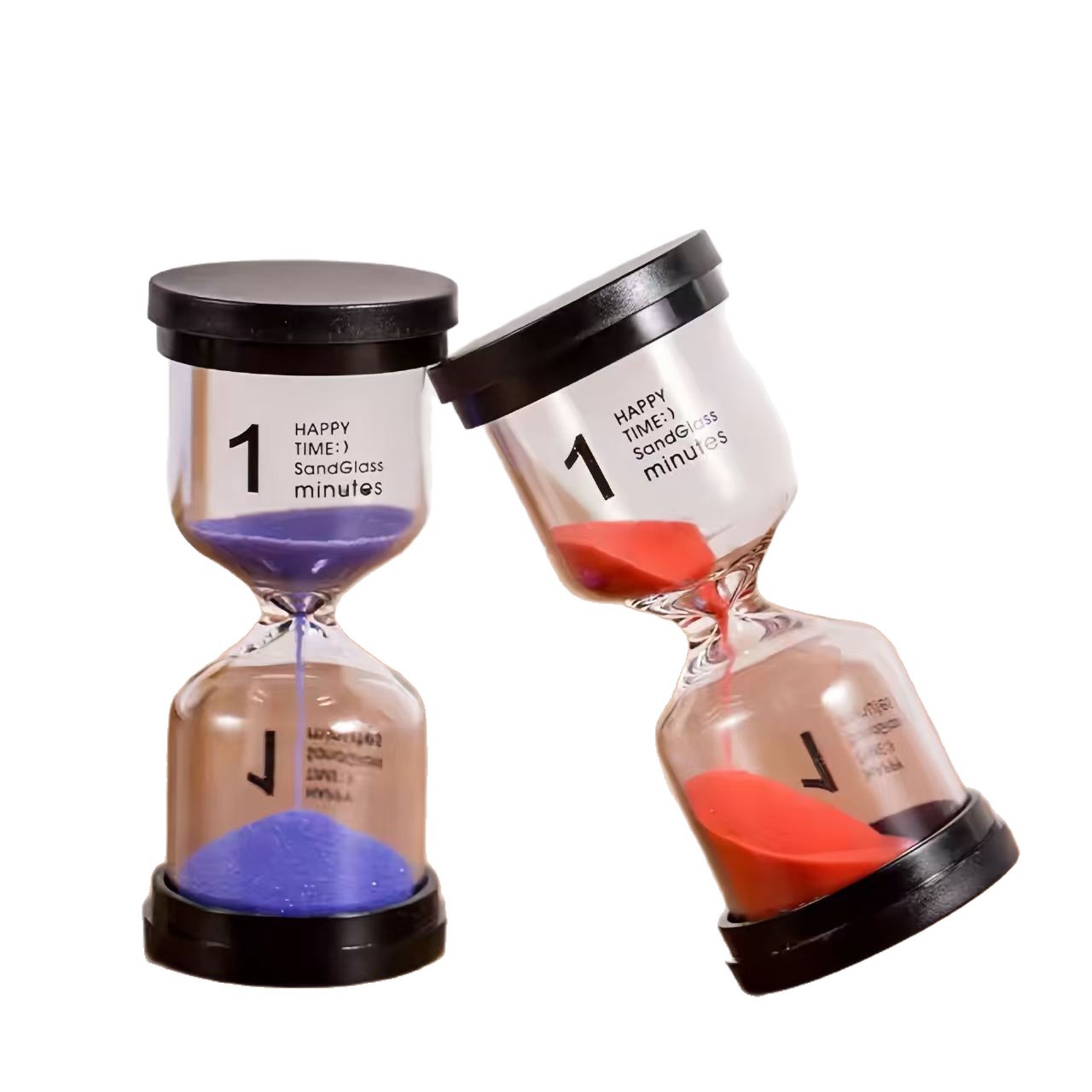 Children's toothbrushing hourglass timer, 135 minutes, 1.5 hours, 1 hour, flowing sand bottle, leaky sand hopper, anti-drop creative Item Picture