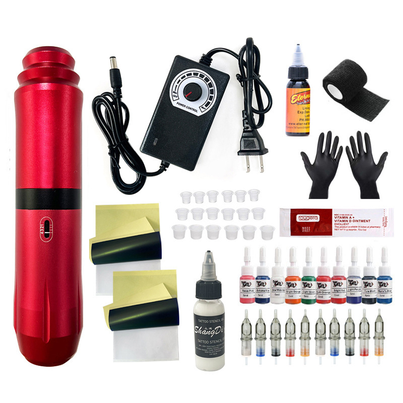 shanilak tattoo pen set, thread cutting and fogging practice tool, motor integrated tattoo machine, beauty tattoo and tattooing equipment wholesale Application Scenario