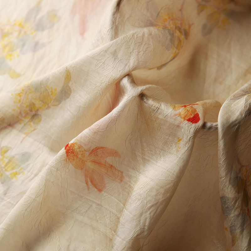 其他丝绸面料实物图