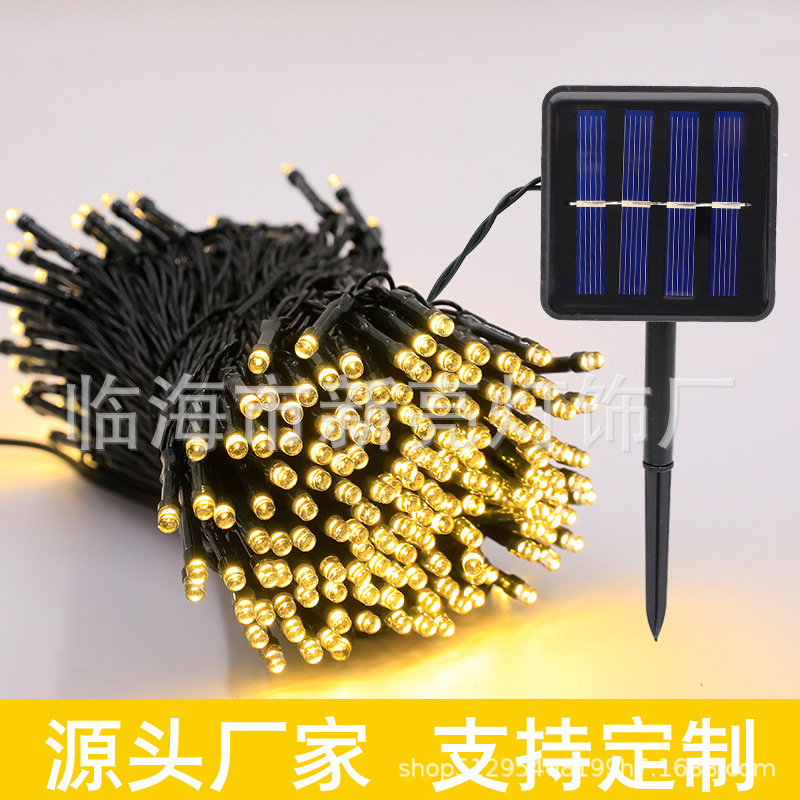 Factory wholesale solar light strings, colored lights, Christmas decorative lights, outdoor waterproof light strings, led light strings, ambient lights