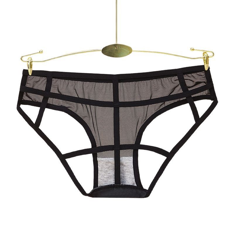 Sexy thin-band cut-out women's underwear, comfortable, soft and breathable mesh fabric, pure seduction and romantic underwear for women, 17596 Item Picture