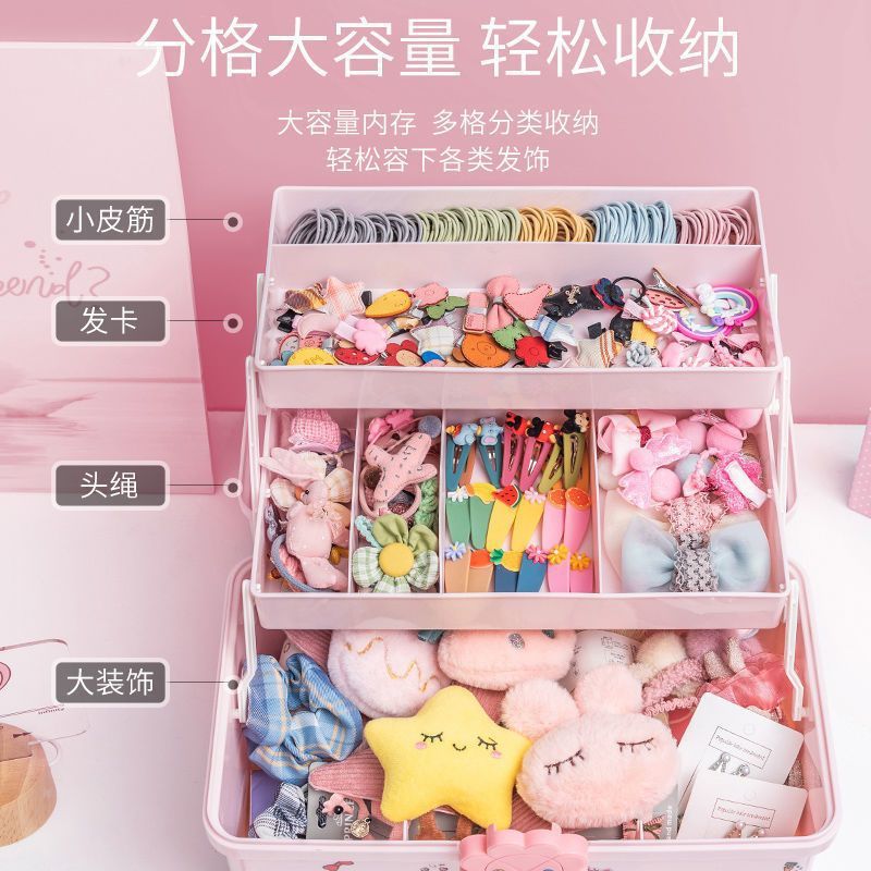 علب حقائب شعر الأطفال، حقائب حقائب شعر الفتيات الصغيرات details Picture