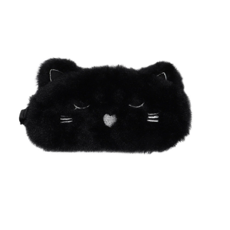 Plush eye mask, unicorn blackout eye mask, cartoon eye mask, nap eye mask, travel eye mask, portable deep sleep Item Picture