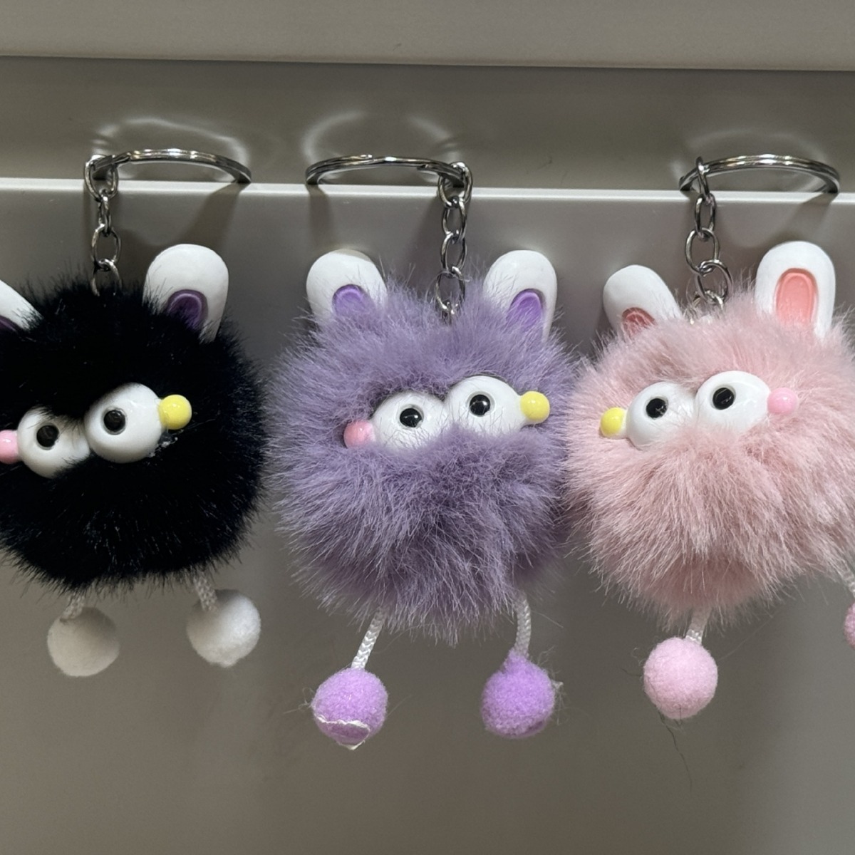 钥匙扣/卡通钥匙扣挂件/钥匙扣公仔挂件/发光闪光钥匙扣/马卡龙钥匙扣细节图