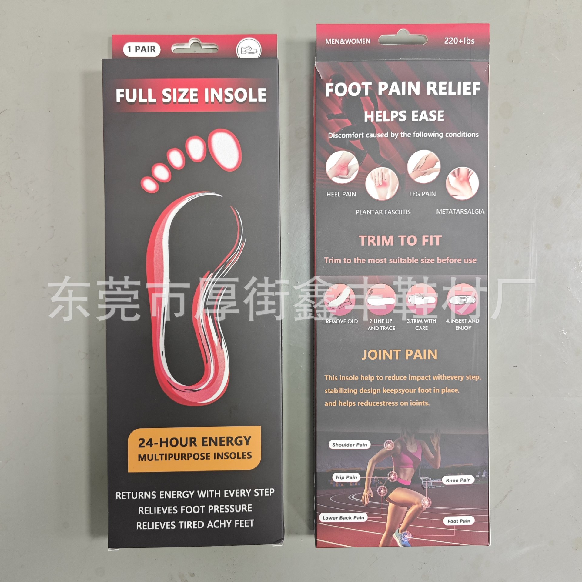 TPE gel full insole, two-color soft, high-elasticity, shock-absorbing, pressure-relieving, anti-wear, anti-slip, massage-cut whole insole Application Scenario