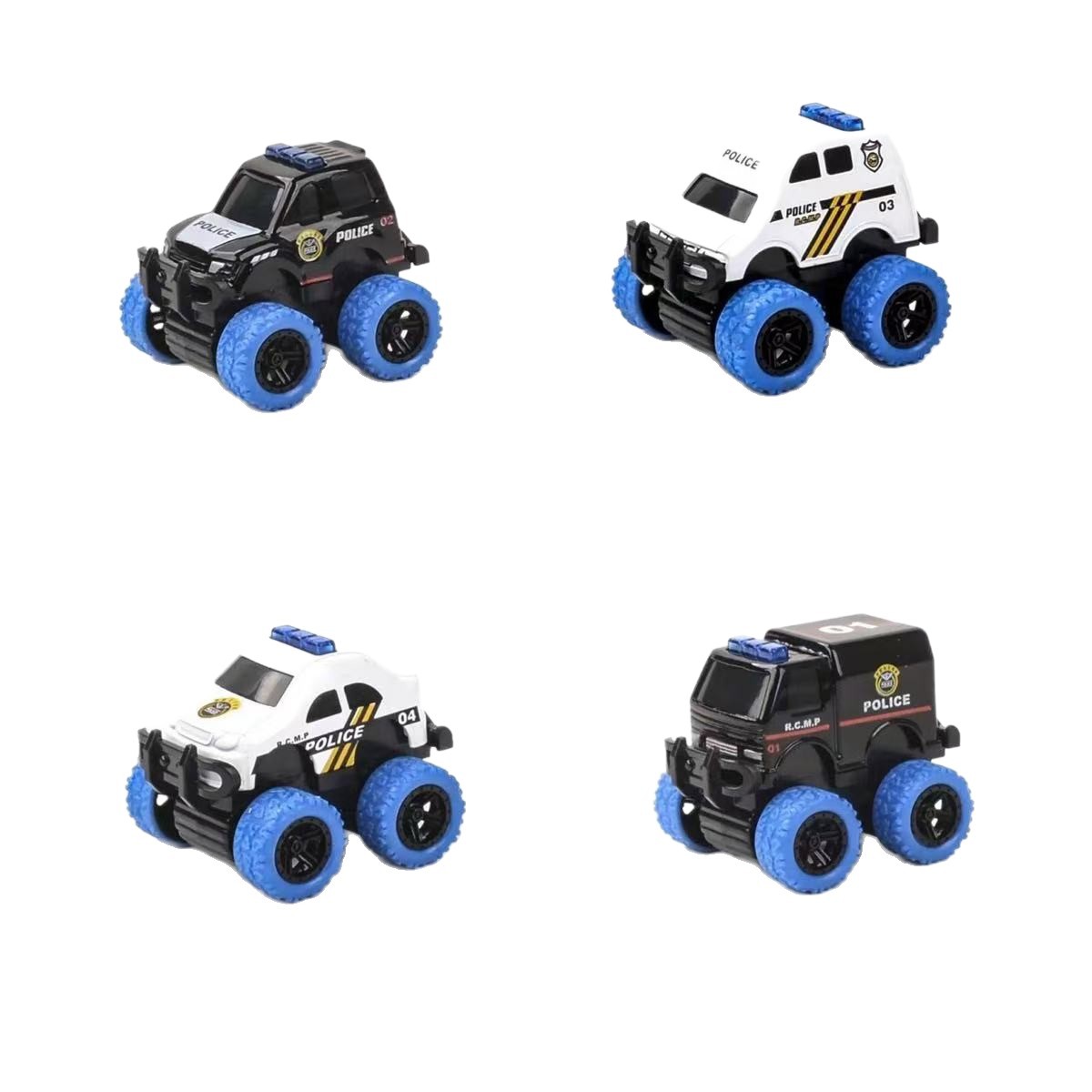 Cross-border mini children's toys, alloy cars, fire engines, engineering vehicles, rebound models, stall toys, ornaments, claw machines Item Picture