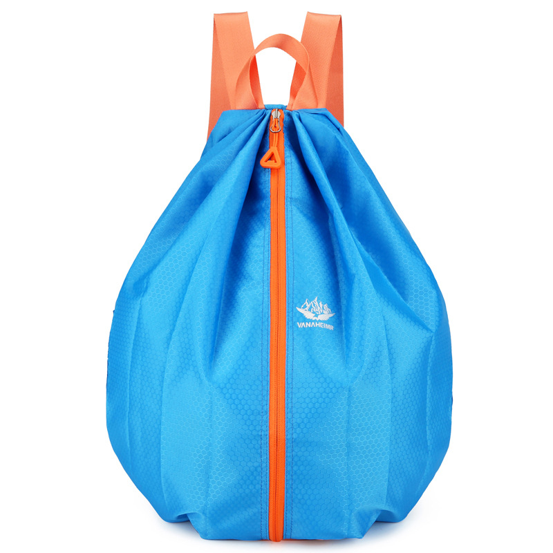 Yitu Warner Heim backpack, foldable portable storage bag, large capacity basketball bag, drawstring bag, drawstring backpack Application Scenario