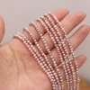 Exquisite natural freshwater pearl potato beads DIY jewelry accessories, handcrafted jewelry necklaces, semi-finished product production and wholesale details Picture