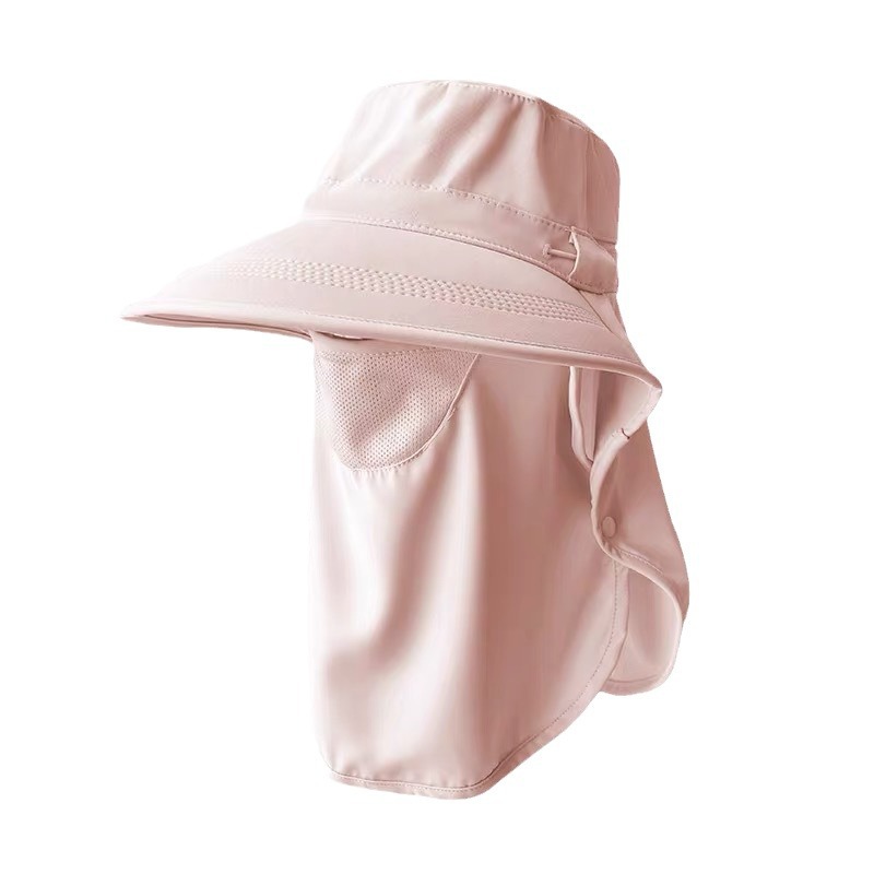 Sombrero de protección solar funcional visera transpirable visera protector de cuello sombrero solar integral anti-uv sombrero de seguridad para el hogar Item Picture
