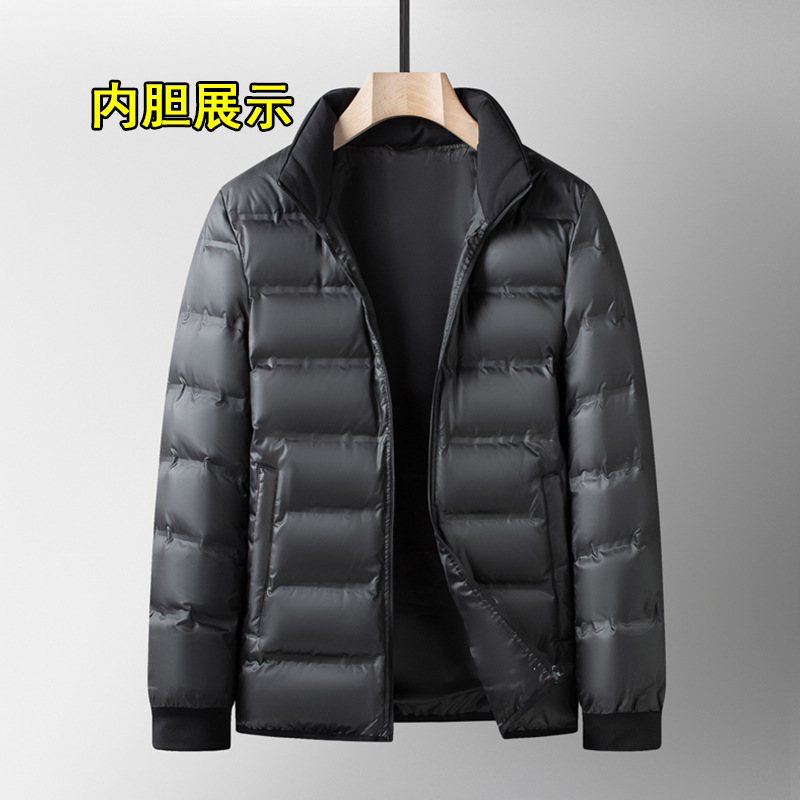 Detachable inner liner goose down jacket for men, winter warmth, hooded, business and casual three-in-one down jacket for men Y2207 Application Scenario