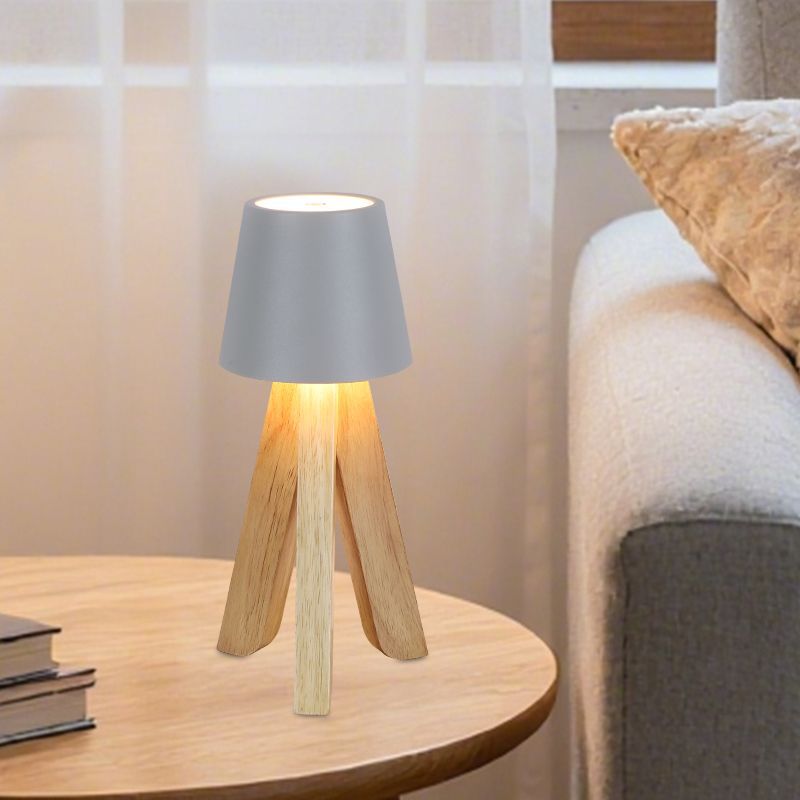 Three-legged base table lamp, decorative led night light, bedroom atmosphere, bar table lamp, usb charging bedside lamp, table lamp Application Scenario