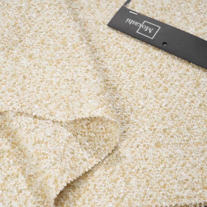 Mokas wool blend scented fabric for spring, summer, autumn and winter coats, dresses, bags, accessories and woven tweed fabric Item Picture