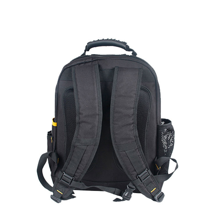 Double-shoulder tool kit, multi-functional enlarged maintenance bag, thickened wear-resistant network engineering bag, portable installation electrician backpack Specification drawing