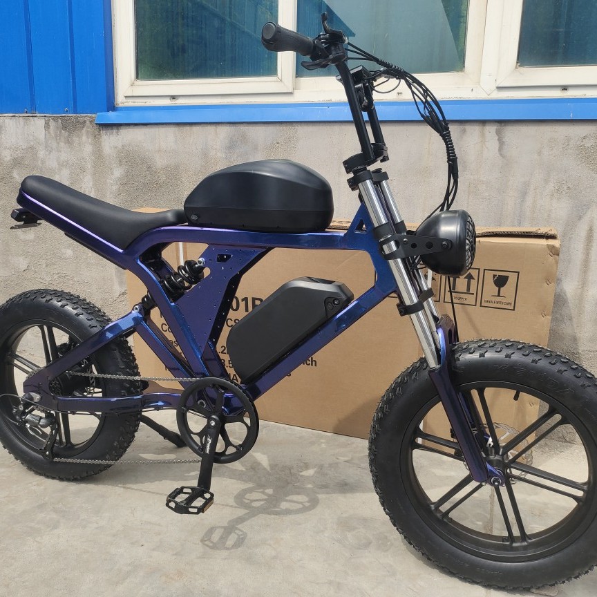 20-inch electric bicycle super73 integrated wheel lithium battery-powered 3.0 dual disc brake for beach and snow details Picture