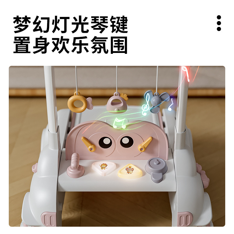 婴幼儿学步车手推扶站6到18个月宝宝一周岁礼物8学走路神器防侧翻细节图