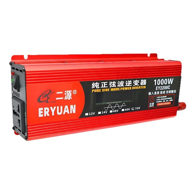Two-source pure sine wave inverter for vehicle, truck and electric vehicle batteries, 220V, 1000W, 1500W full-standard genuine products Item Picture