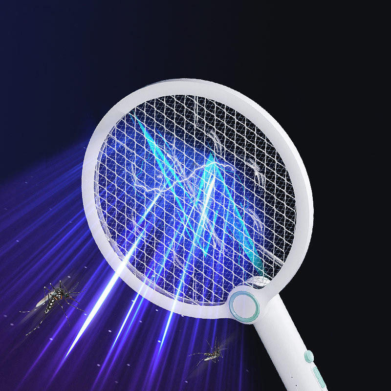 Selected electric mosquito swatter, rechargeable household two-in-one mosquito killer, electric shock mosquito swatter, USB rechargeable household details Picture