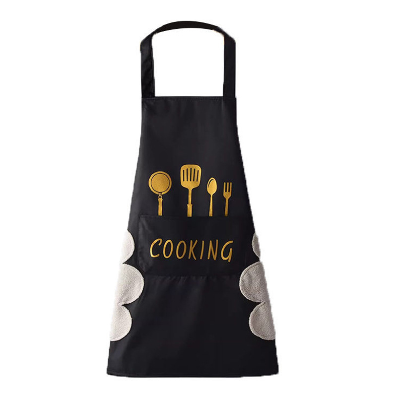 New waterproof, oil-proof and washable hand apron for kitchen and home cooking, Korean-style waist apron for men and women, factory wholesale Item Picture