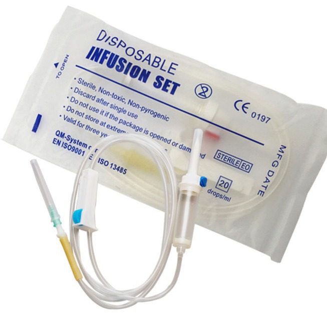 Wholesale of sterile liquid infusion medical disposable intravenous infusion sets for export