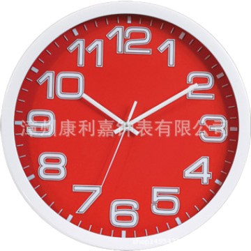 14寸静音时钟挂墙免打孔钟表挂墙时尚轻奢家用创意挂钟创意时钟表