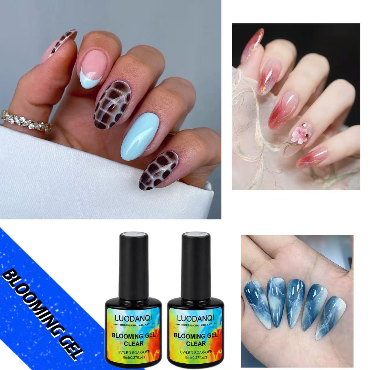 Cross-border new color smudging glue 2026 New ink Color Smudging glue Transparent nail art special factory direct sales Specification image