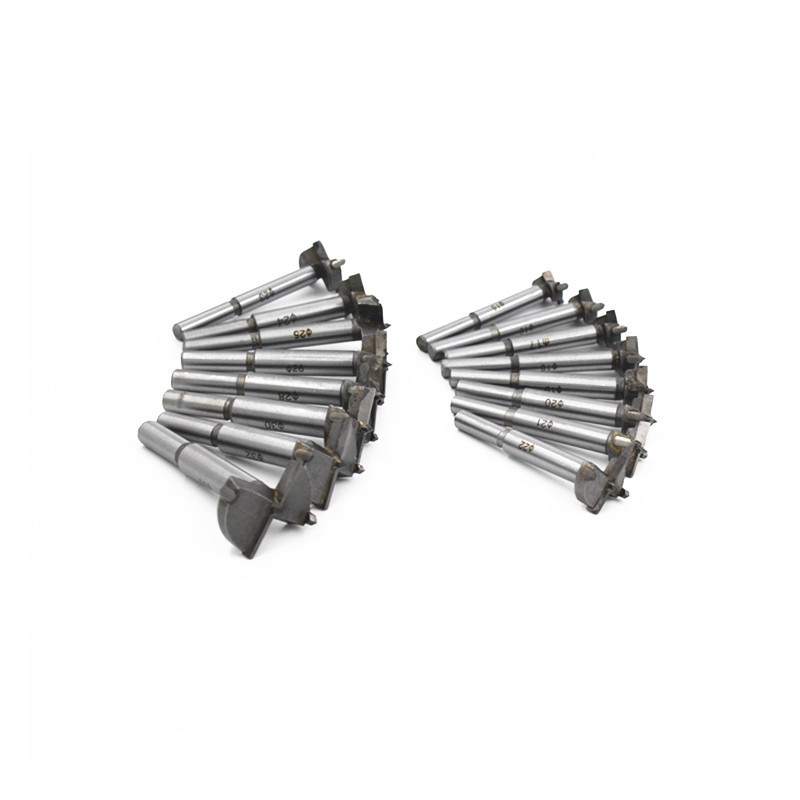 Woodworking alloy hole opener 16-piece set 15-35mm Woodworking flat wing drill bit Woodworking Tool details Picture