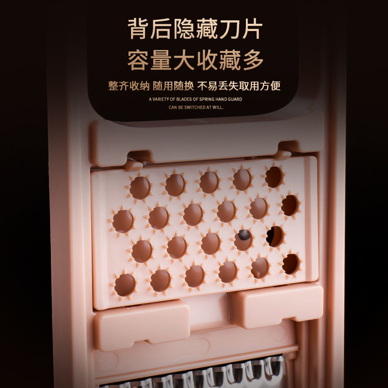 Multi-functional kitchen detachable household potato shreds and vegetable slicer, stainless steel radish and vegetable grater Specification image