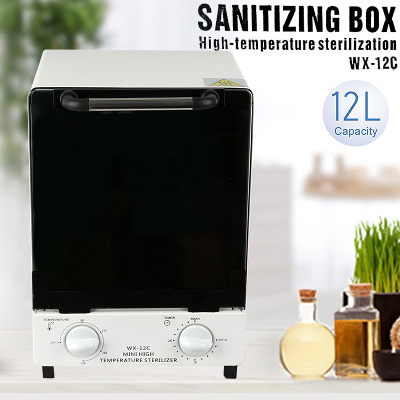 跨境美容美甲美发消毒箱紫外线臭氧消毒WX-12C美容理发美甲消毒柜