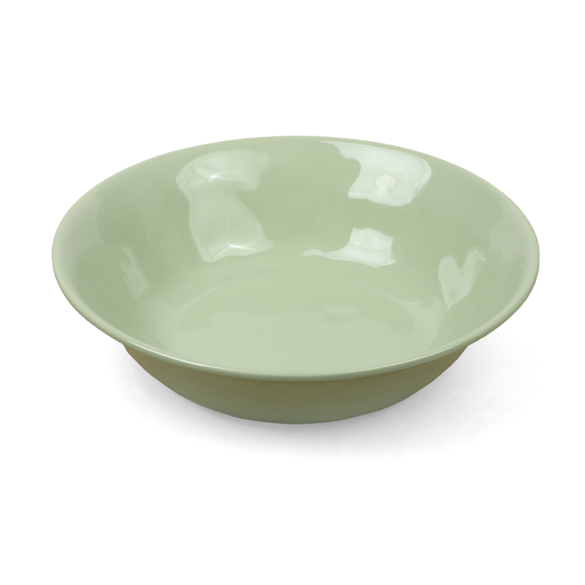 Wholesale of green round plates, melamine imitation porcelain flat plates, restaurant plates, commercial deep plates, round plates and stir-frying plates Application Scenario