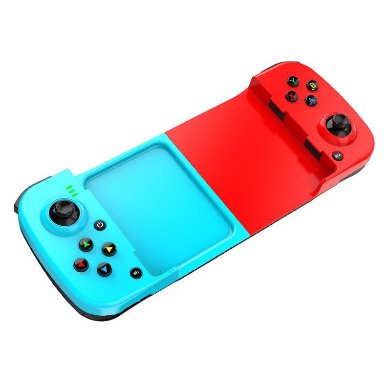 Azul y rojo dos colores gamepad móvil compatible con PS4 PS5 controlador de juego portátil compatible con botones gamepad móvil Item Picture