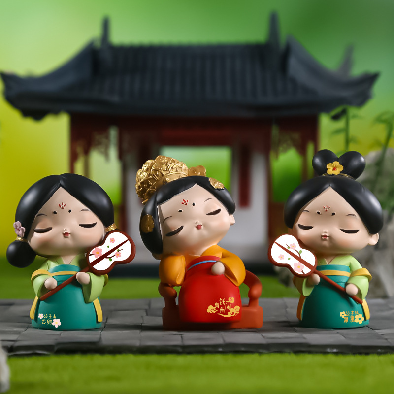 Best-selling new products factory direct sales: Tang Shiniu's small and medium-sized decorative items for home living rooms, handicrafts, and cute ornaments details Picture
