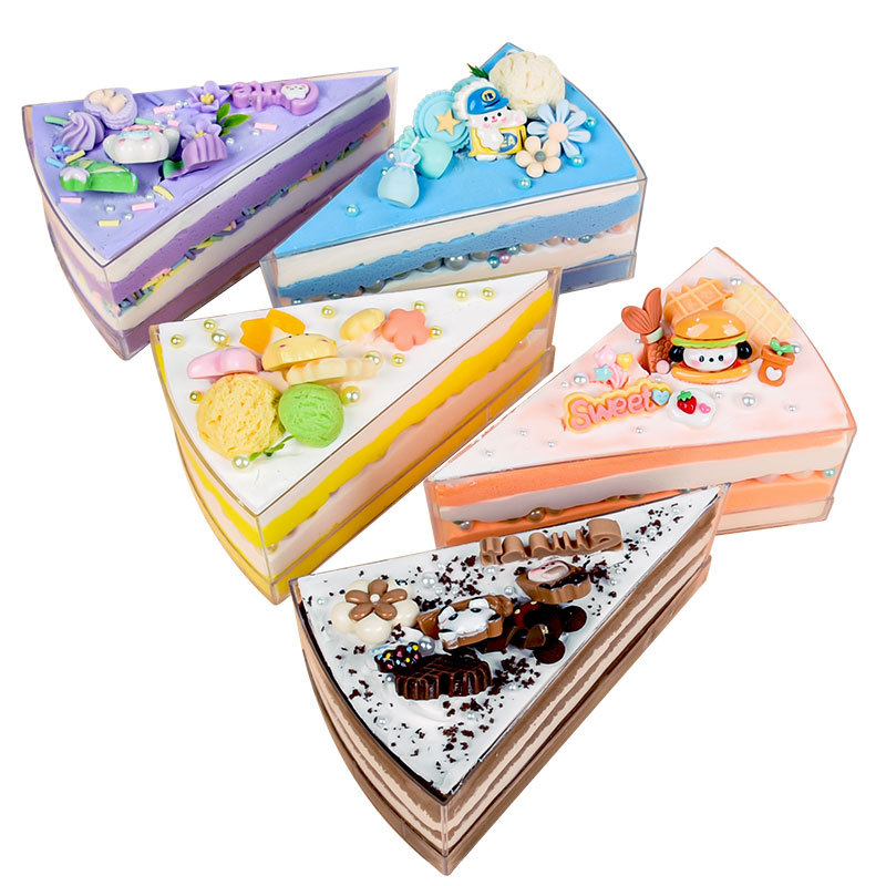 New mousse cake diy creative material package for children's handmade cream cartoon sandwich toys Item Picture