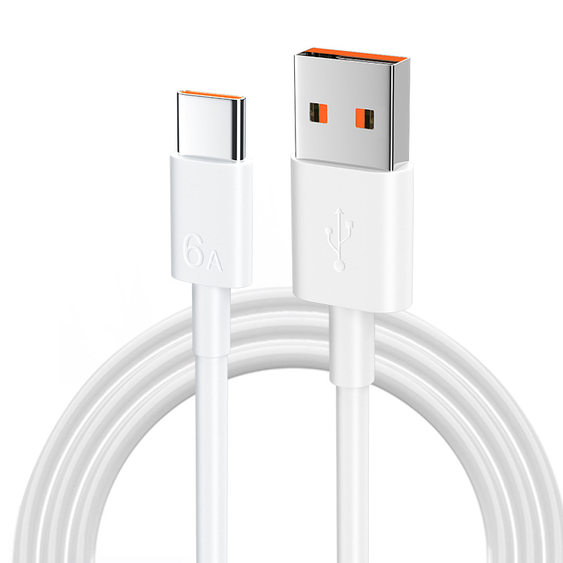 6A data cable tpye-c Super fast charging 66W/100W charging cable, suitable for fast charging cables of Huawei/Honor/Xiaomi Item Picture