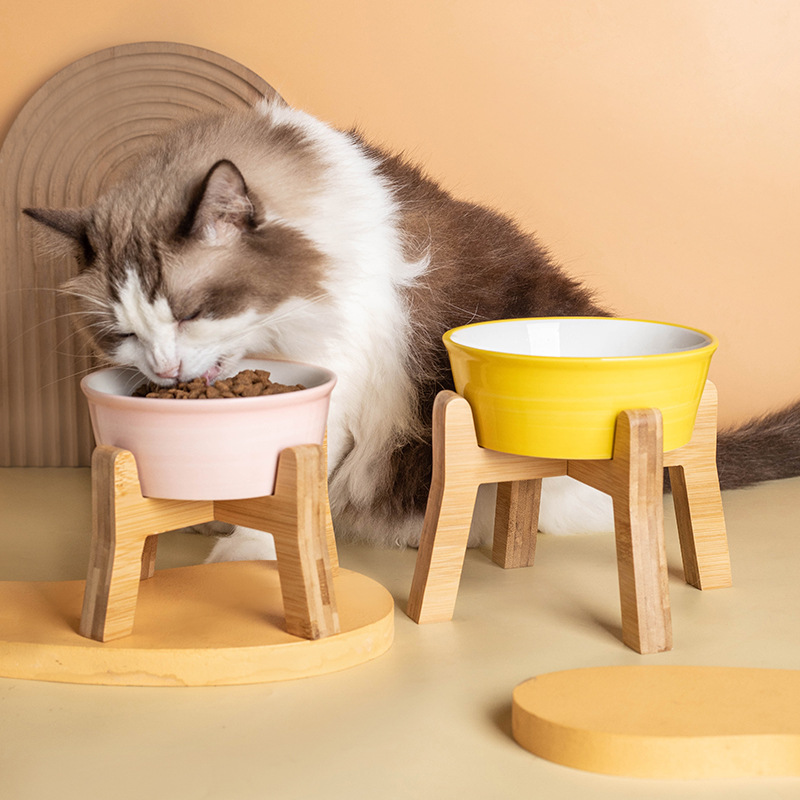 Smart pet supplies for cats, cat bowls, pet bowls, automatic feeders, large-capacity anti-spill design details Picture