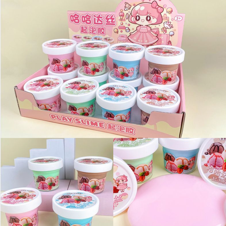 Pelebao venta directa de fábrica hahada seda líquido nano pegamento espuma pegamento cristal barro no pegajoso mano descompresión diy jugar