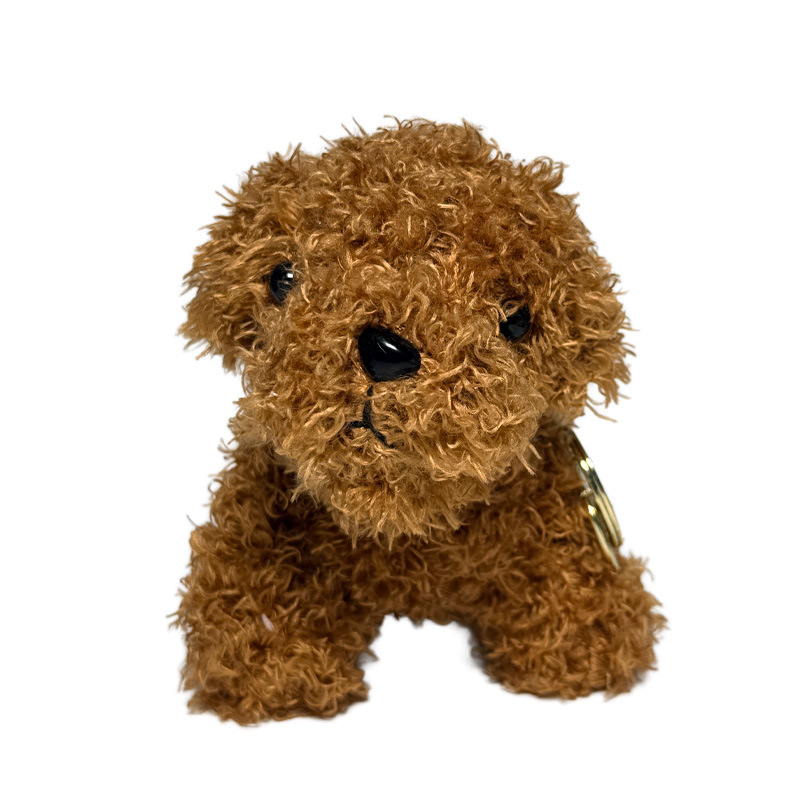 Teddy dog keychains, plush trinkets, gifts, dolls, schoolbags, backpacks, high-end and practical Item Picture