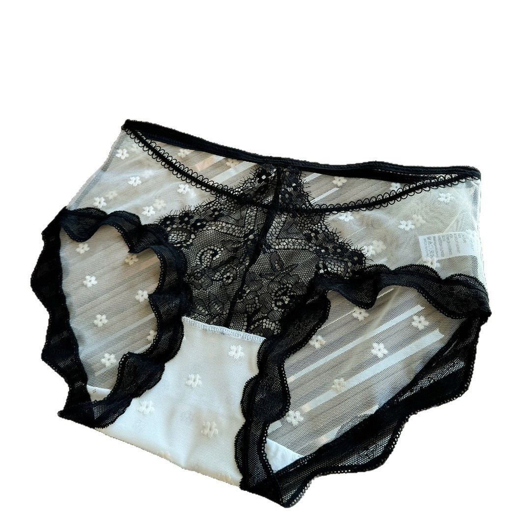 内裤/纯棉内裤女/女士内裤/裤子/大码内裤白底实物图