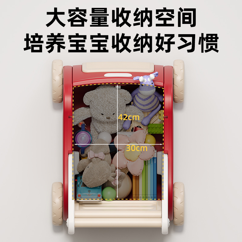 Baby walker, children's multi-functional stroller, baby learning to walk, 6-18 months old, house play stroller Specification image