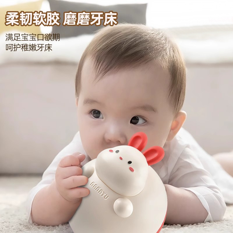 Cross-border baby toys 0-1-year-old unbreakable dolls for children consume their physical strength 3 Early education and intelligence 6 ringing bells for newborns details Picture
