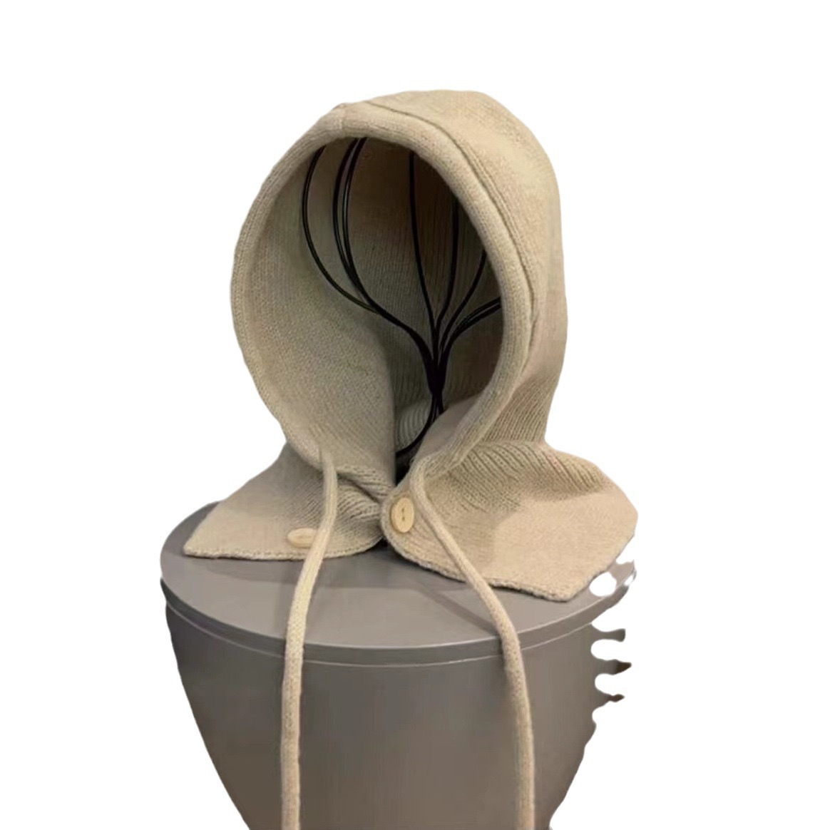 One-piece delivery of Korean Balakra hats, women's winter warm hats, scarves, couple styles, ear-protecting woolen knitted hats, wholesale from street stalls Item Picture