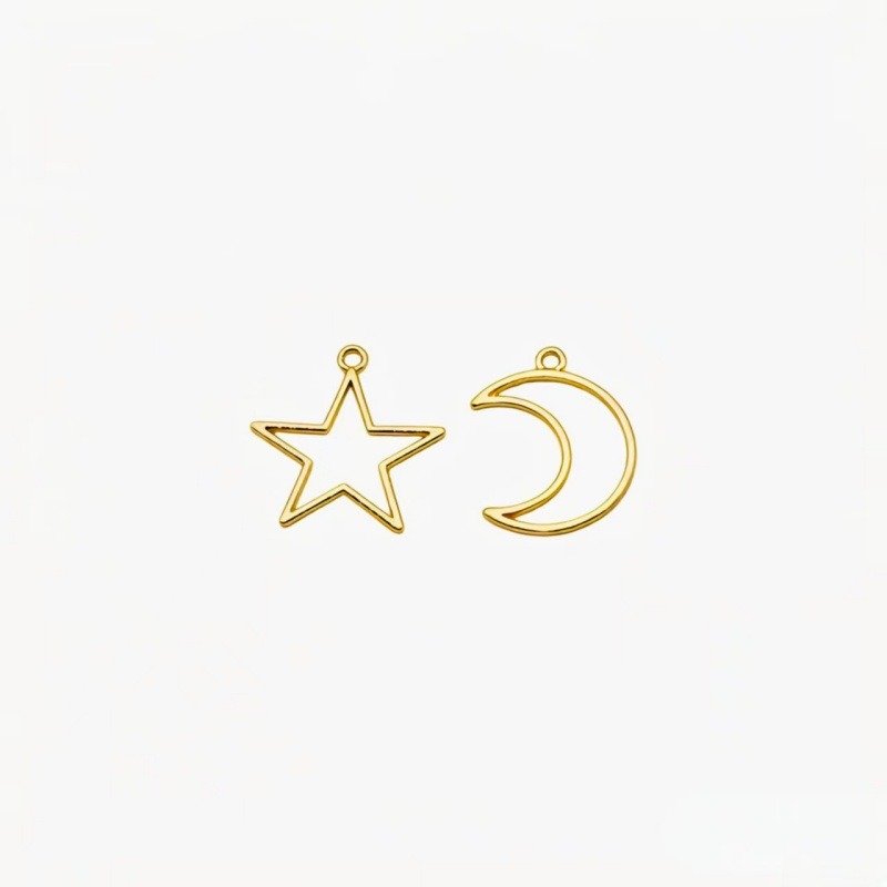 A variety of zinc alloy geometric frame DIY handcrafted bracelets, necklaces, ornaments and pendants are exclusively available for cross-border direct sales from the manufacturer Specification image