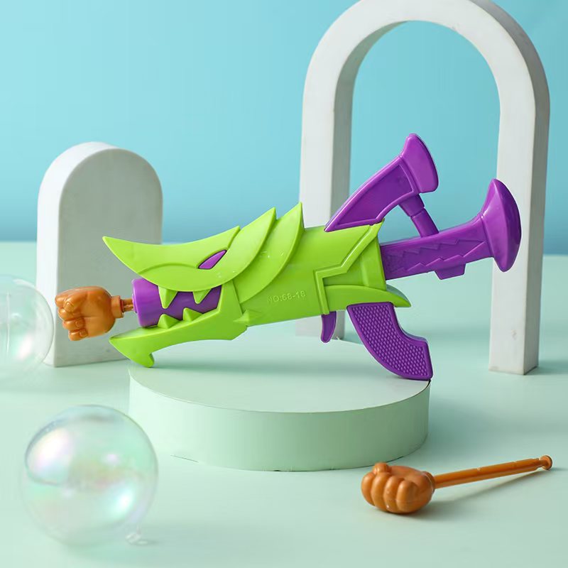 The Lu Ban No. 7 Invincible Shark Mouth Cannon Water bullet Gun is a children's toy, submachine gun and electric toy gun, suitable for boys and children's entertainment details Picture