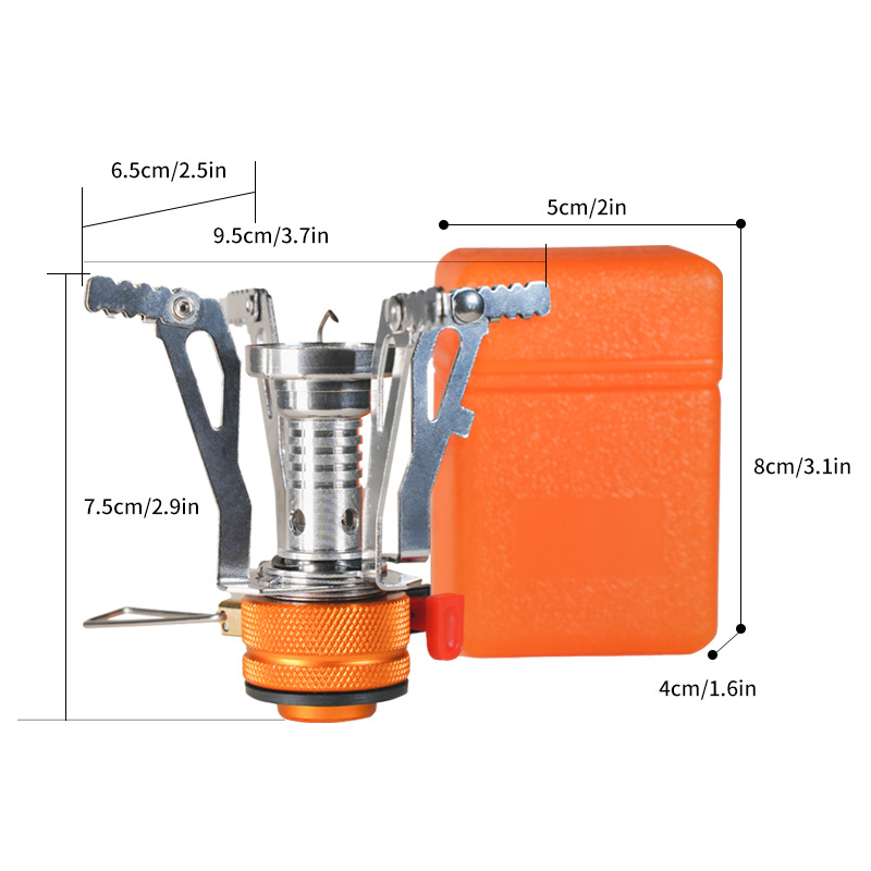 Outdoor portable gas stove, folding burner, travel gas stove, mini camping stove, one-piece burner Application Scenario