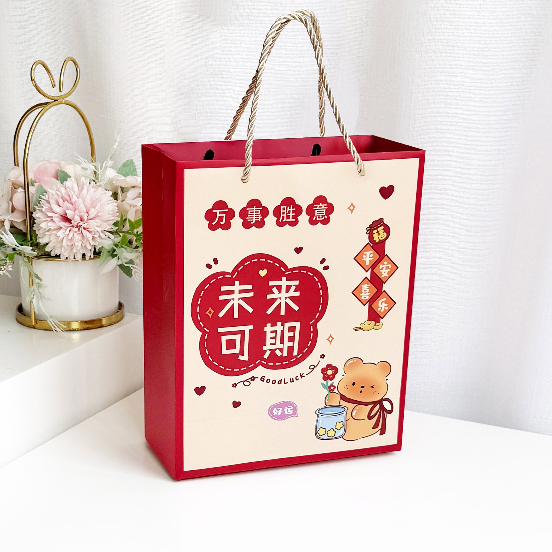 超厚塑料袋/礼品袋/包装袋子透明pvc/袋子pvc六区/高档手提礼品包装袋产品图