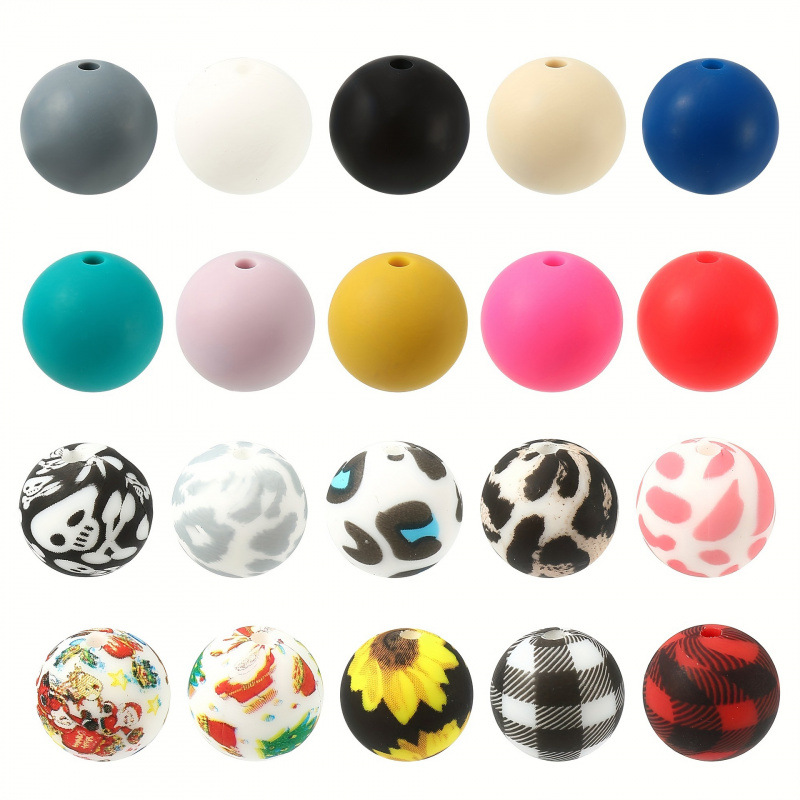150/100 silicone beads, 15mm silicone beads, silicone beads details Picture